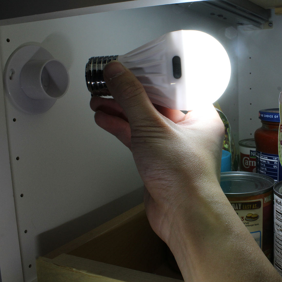 PortaBulb COB LED Grab & Go Cordless Light Bulb